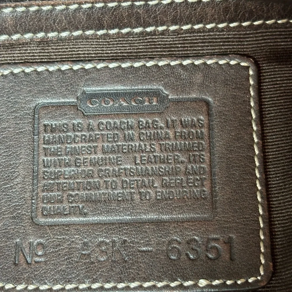 Vintage Coach 6351 Signature SOHO Crescent Hobo Pristine - Like New! Y2K